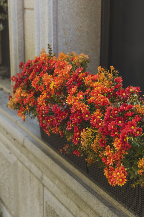 15Pcs Outdoor Artificial Marigold Style Bouquet