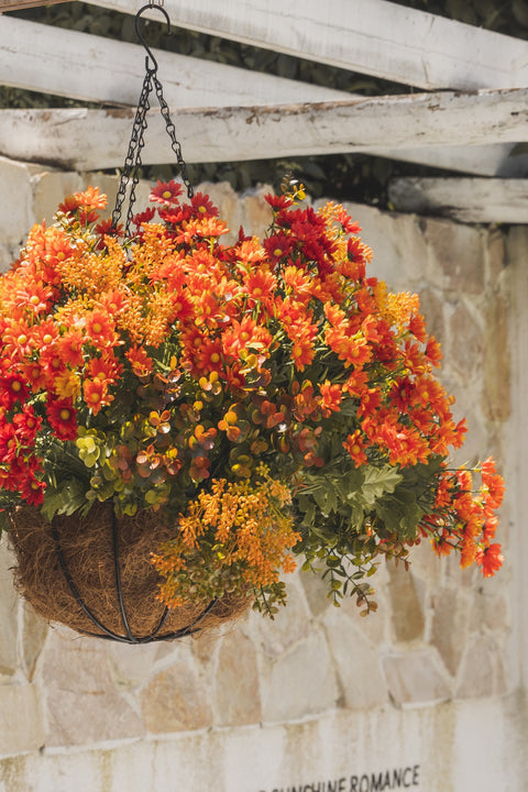 15Pcs Outdoor Artificial Marigold Style Bouquet