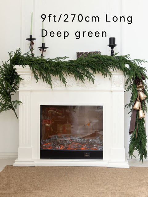 Christmas Garland Real Deluxe Touch Norfolk Pine Garland-6/9/14FT