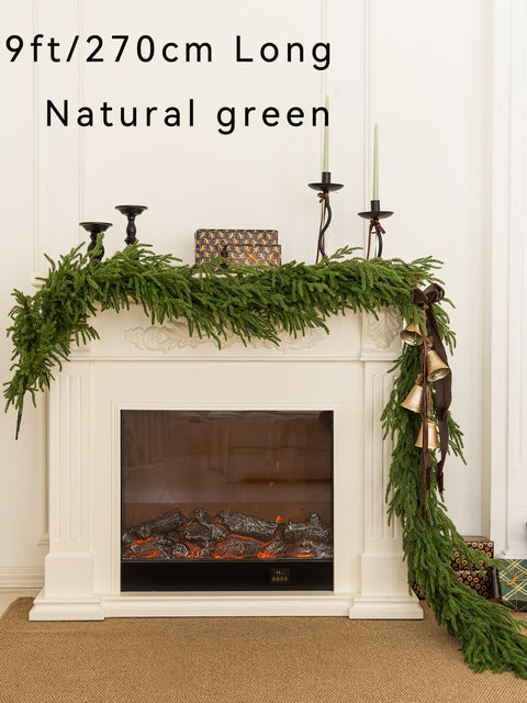 Christmas Garland Real Deluxe Touch Norfolk Pine Garland-6/9/14FT