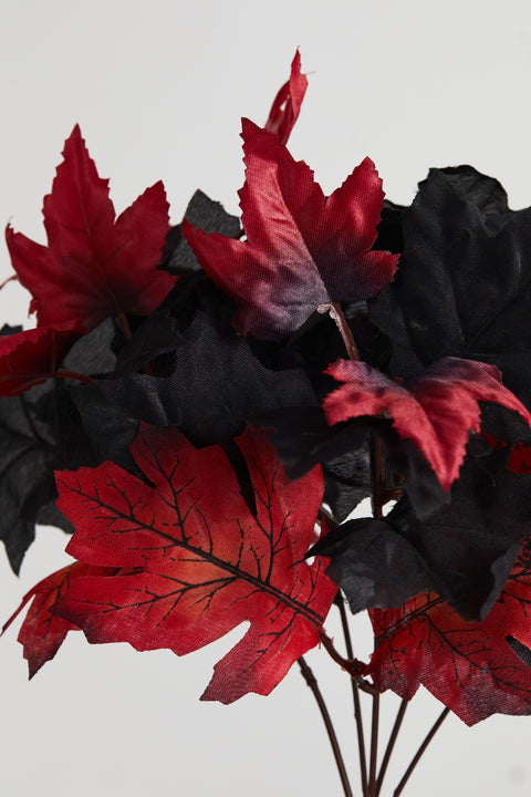 4Pcs Halloween Decorations Maple Leaves