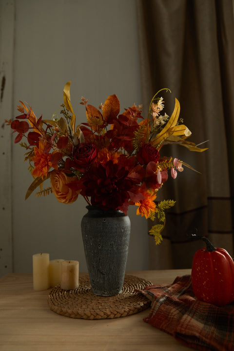 10Pcs Fall Flower Bouquets for Thanksgiving