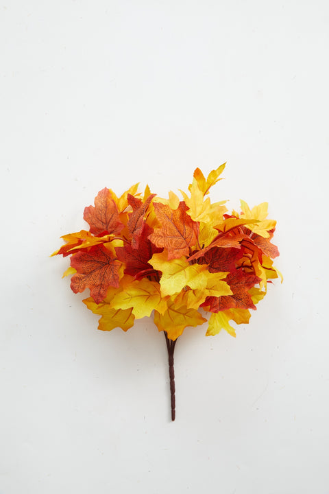 4Pcs Fall Decor Maple Leaves Stems