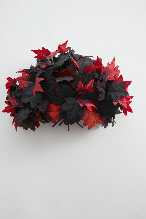 4Pcs Halloween Decorations Maple Leaves