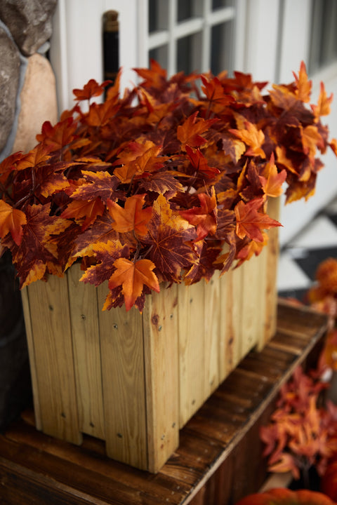 4Pcs Fall Decor Maple Leaves