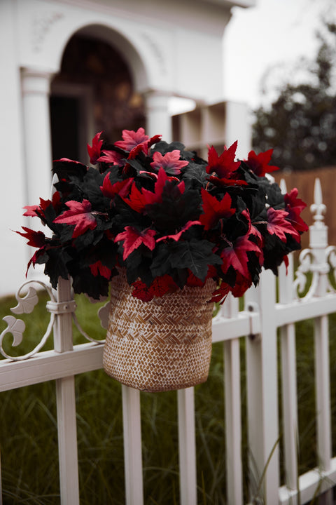 4Pcs Halloween Decorations Maple Leaves